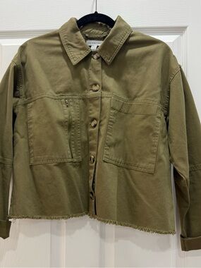 Topshop Women’s Khaki Jacket